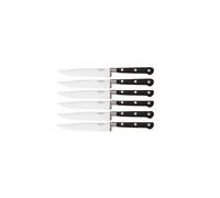Coffret 6 couteaux steak lame lisse noir - Richardson Sheffield - 658502-1 -