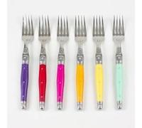 Coffret 6 fourchettes Laguiole couleurs