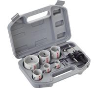 Coffret: 6 scies-trépans + 2 adaptateurs + 1 clé Allen - BOSCH - 2608580868