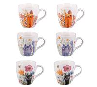 Table Passion – Coffret 6 tasses Savannah – 23 cl – Porcelaine – Blanc