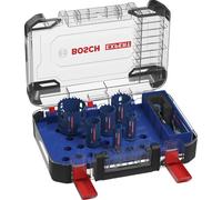 Coffret 6 trépans EXPERT Multi Material Power Change Plus 22/25/35/40/51/68x60 mm – 9 pièces – BOSCH – 2608901907
