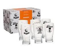 Coffret 6 verres à bière Disco