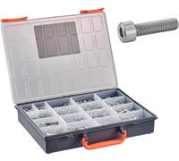 Coffret 620 Pcs Vis Métaux Tête Cylindrique Six Pans Creux - DIN 912 - Inox A2 - D-Work