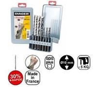 Coffret 7 forets béton DIAGER SDS+ - 105D G