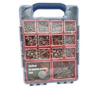 Coffret 730 Vis bois et Panneaux Particules Tête Fraisée Pozidriv - Inox A2 - D-Work