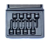 COFFRET 8 DOUILLES EMBOUTS IMPACT TORX MALES A CHOC CARRE 1/2