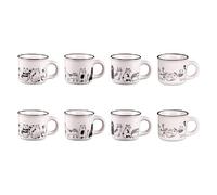 Coffret 8 tasses friends 11 cl