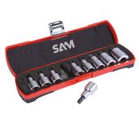 Coffret 9 douilles tournevis 6 pans 1/2 SAM OUTILLAGE - SCJ9BOX