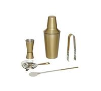 Coffret à Cocktails 5 pièces Gold 19cm Doré