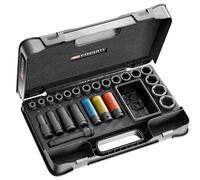 Coffret à douilles à chocs 1/2'' impact 6 pans 10 - 32 mm FACOM NS.550B