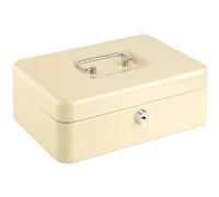Coffret à monnaie métallique beige