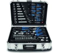 Coffret à outils 102 pièces - SCHEPPACH - TB150 - Outils en acier au chrome-vanadium - Coffret en aluminium verrouillable