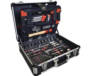 Coffret à outils 134 pièces dans un coffret à cadre en aluminium