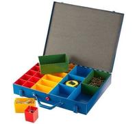 Coffret à outils - Allit - EuroPlus - Métal étanche - 23 compartiments - Bleu
