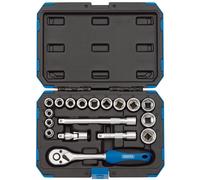 Coffret à outils Draper 3/8" métrique pouce 18 pièces