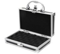 Coffret à Outils en Alliage D’aluminium Noir, Multifonction, Portable | Grosse Capacité, Organisateur pour Pièces et Matériel, Format Valise à Poignée, Boîte de Rangement Modulaire