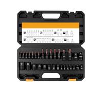 Coffret à outils Jeu de 31 douilles à embouts CR-V et S2 en acier allié Star T8-T70 e-torx E4-E24 couple élevé marqué au laser