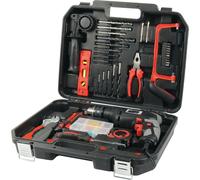 Coffret à outils Mannesmann, 36 pièces avec perceuse à percussion 750 W