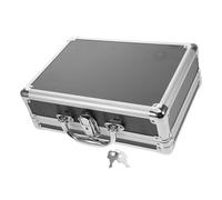 Coffret à Outils Multifonctions en Alliage D’aluminium avec Poignée | Fermeture inition Argentée, Grosse Capacité, pour Transport D’outils et Usage Extérieur
