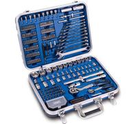 Coffret à outils Scheppach TB235 avec 233 pièces | outils en acier au chrome-vanadium | coffret verrouillable