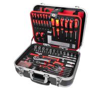 Holzmann Coffre a outils roulant avec un jeu d’outils de 167 pieces WZK167PRO
