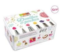 Coffret à pâtisserie - 6 douilles inox et poches jetables - ScrapCooking Inox G