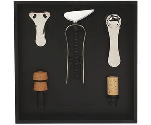 Coffret accessoires sommelier LE RÂTELIER À OUTILS DU VIN, set de 5 pc, L'Atelier du Vin