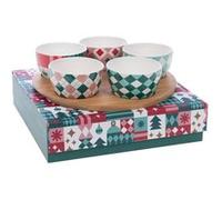 Coffret apéritif 5 bols Santa