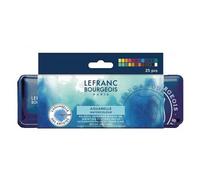 Coffret - Aquarelle Qualité Fine - Lefranc Bourgeois - 24 Demi-Godets