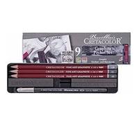 Crayons Graphite - Dessin - Cretacolor - Graphite Pocket Set - Boîte De 9 Pièces