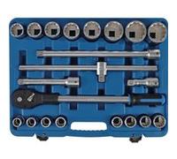 coffret bgs douilles cv 12 pans 19 a 50 mm 3/4 cliquet et accessoires - Bgs Technic G