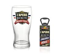 Coffret Bière et Décapsuleur - L'apéro Recrute
