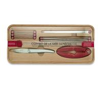 Coffret bois 14 pièces - Fruits de mer