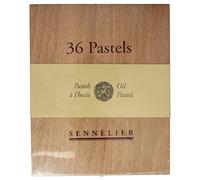 Pastels à l'huile Sennelier - Coffret en bois universel contenant 36 pastels à l'huile - N132518.36