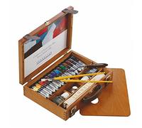 Coffret bois de 15 tubes 21 ml huile extra-fine + accessoires