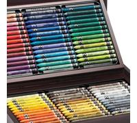 Pastels aquarellables "Neocolor II", 84 couleurs, boîte en bois, CARAN D'ACHE 7500.484