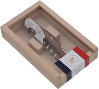 Coffret bois tire-bouchon sommelier noir - Jean Dubost - L0013850D14345 - elysée x