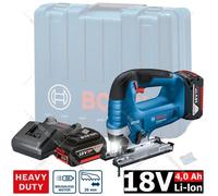 Bosch Scie sauteuse GST 185-LI, 2× GBA 18V 4,0 Ah, mallette – 06015B2022