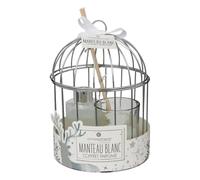 Coffret Bougie & Diffuseur Parfum Lola 20cm Blanc