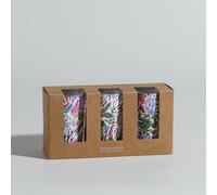 Coffret bougies lumignons parfumées (x3) en verre multicolore 5x6x5cm Multicolore