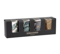 Coffret bougies lumignons parfumées (x4) en verre multicolore 5x6.2x5cm Multicolore