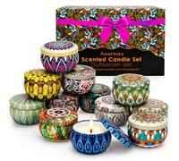 Coffret Bougies Parfumées Cadeau pour Femmes/Amie/épouse/Maîtresse/Collègue Lot 12 Pièces Bougie Parfumees Cire de Soja de Fête des Mères,Anniversaire,Mariage