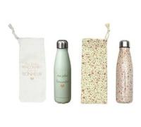 Coffret bouteille fleurie isotherme 50 t Pochon Modèle Aléatoire G