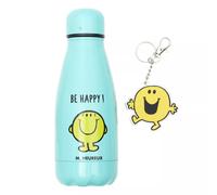 Coffret bouteille isotherme 26 t porte clé MONSIEUR MADAME série M. HEUREUX
