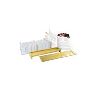Coffret Bûche Instant - Moules, insert et tapis - Blanc