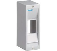 Hager Coffret cache-borne GD104A 4 modules
