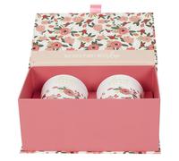 Coffret cadeau 2 bougies parfumées senteur rose MAMAN CHERIE rose