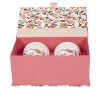Coffret cadeau 2 bougies parfumées senteur rose MAMAN CHERIE rose