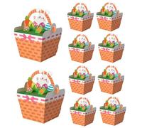 - Coffret cadeau - 6,36 x 5,9 x 10,3 cm | Cadeaux décoratifs, sacs colorés, remplisseurs de panier de Pâques | Ou bureau à domicile, école, appartement, fête de festival, fêtes à thème, soirées en