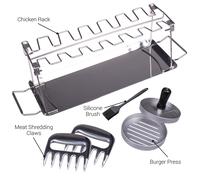 Coffret cadeau d'accessoires pour barbecue | presse à hamburger, porte-poulet...